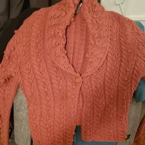 Women's cable knit cardigan